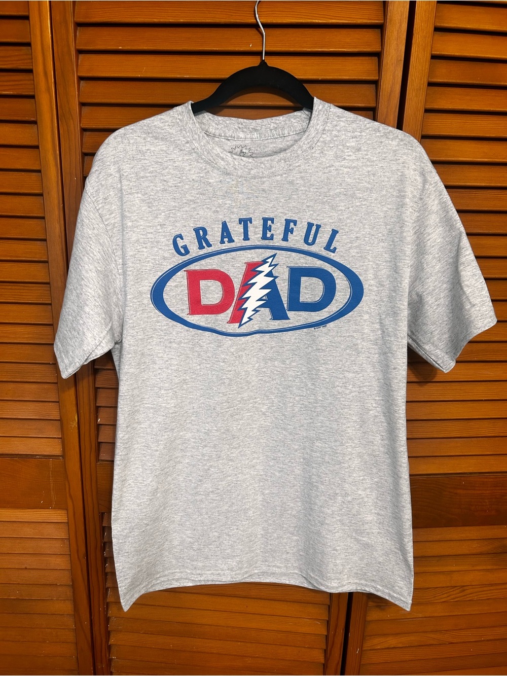 Grateful Dead Grateful Dad Graphic Shirt Sundog Men's Medium NWOT Heather Gray